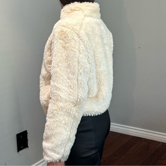 SOLD Patagonia Lunar Frost Jacket, High Pile Fleece, Natural Cream, Zip-Up,Small - Picture 5 of 9